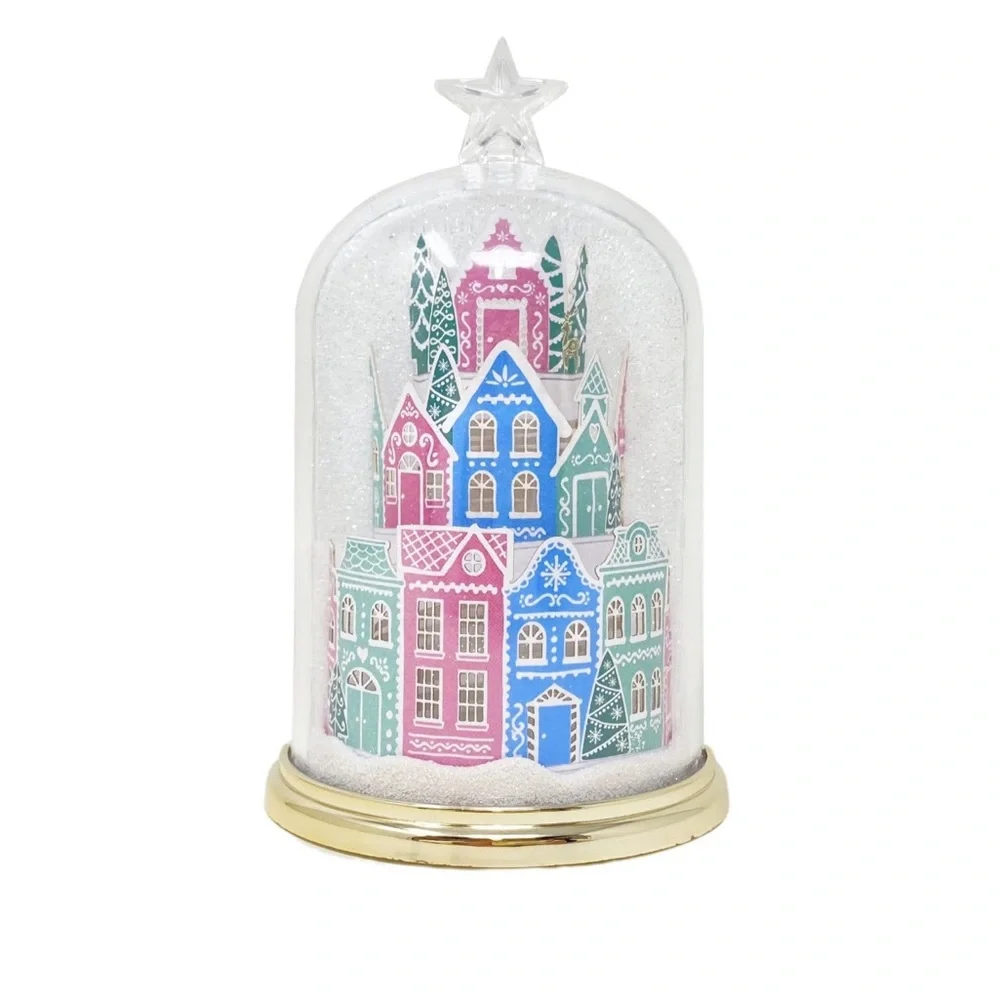 BATH AND BODY WORKS HOLIDAY VILLAGE CLOCHE NIGHTLIGHT WALLFLOWER FRAGRANCE PLUG